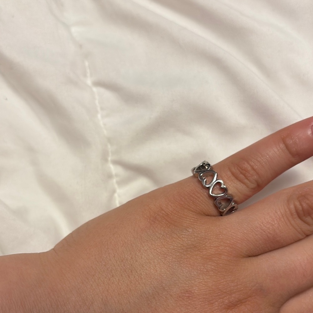 Silver Heart Ring